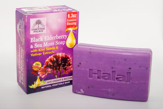 Black Elderberry and sea moss Soap