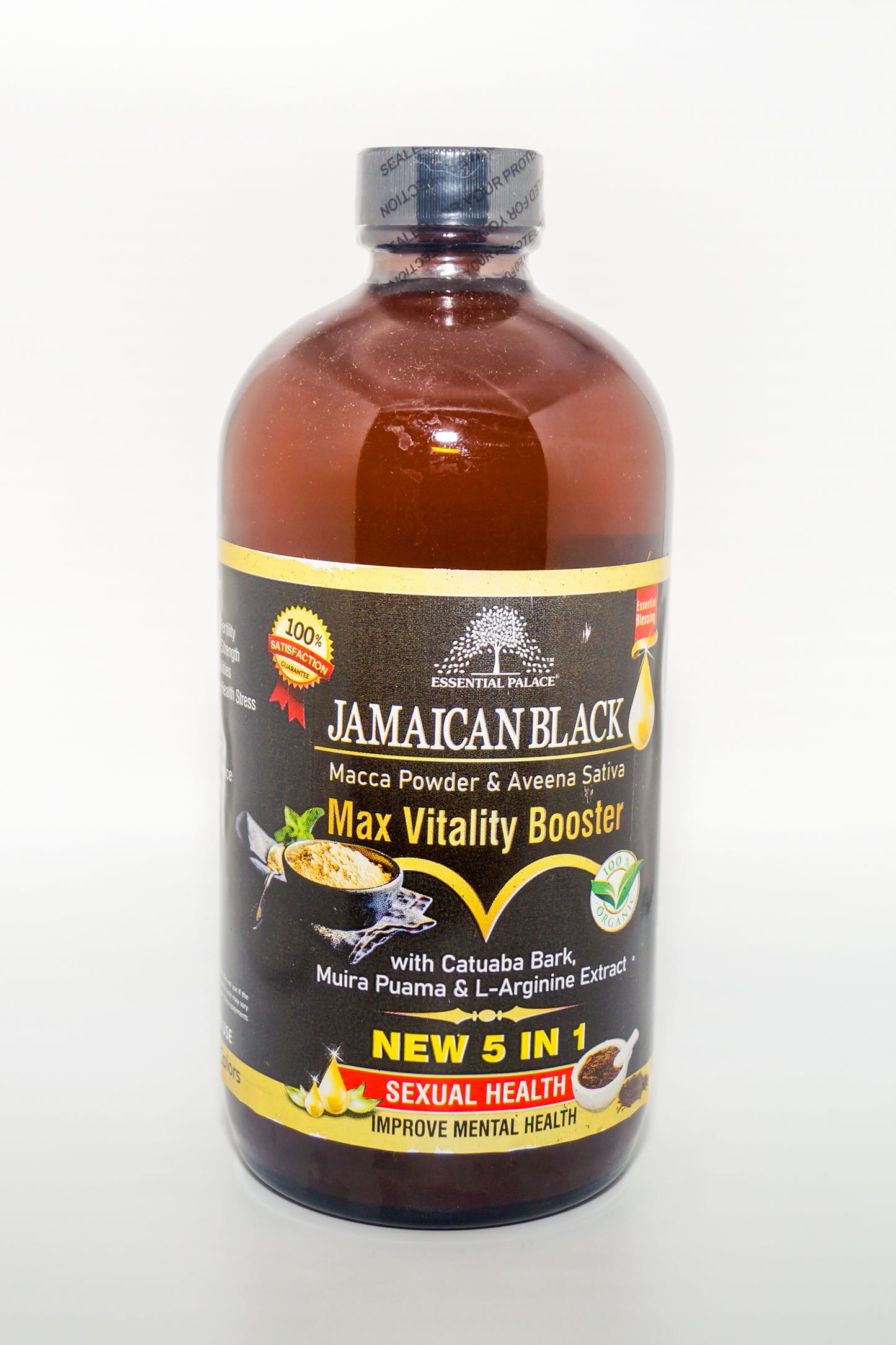 Jamaican Black MACA powder & Aveena Sativa MAX VITALITY Booster 16oz