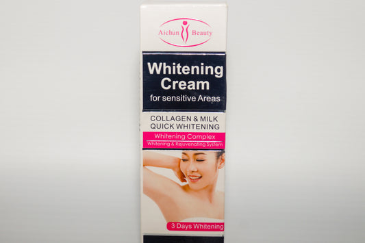 AICHUN BEAUTY  Whitening Cream for Sensitive Areas Collagen & Milk Quick Whitening